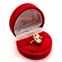 Złoty pierścionek z Kwiatkiem PR.583 W:3,11gr R.18 InterSKLEP