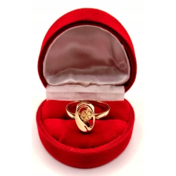 Złoty pierścionek z Kwiatkiem PR.583 W:3,11gr R.18 InterSKLEP