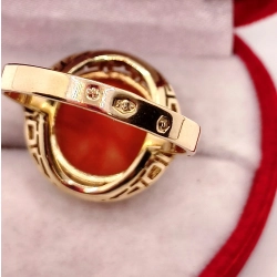 Złoty pierścionek z Koralem WARMET PR.585 W:5,02gr R.19 InterSKLEP