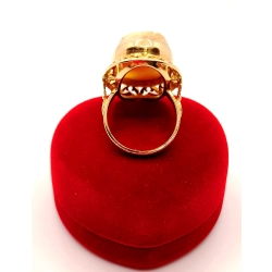 Złoty pierścionek z Kameą PR.585 W:8,08gr R.14 InterSKLEP