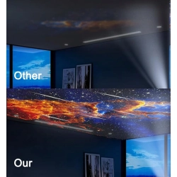 PROJEKTOR GWIAZD LAMPKA NOCNA LED USB PLANETARIUM OBRÓT O 360° + 12X DYSK