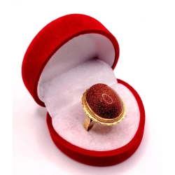 Złoty pierścionek z Piaskiem pustyni PR.750 W:7,06gr R.17 InterSKLEP