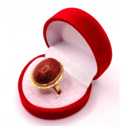 Złoty pierścionek z Piaskiem pustyni PR.750 W:7,06gr R.17 InterSKLEP