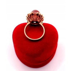 Złoty pierścionek z Agatem PR.585 W:7,54gr R.13 InterSKLEP