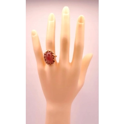 Złoty pierścionek z Agatem PR.585 W:7,54gr R.13 InterSKLEP