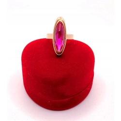 Złoty pierścionek z Rubinem PR.583 W:4,43gr R.9 InterSKLEP