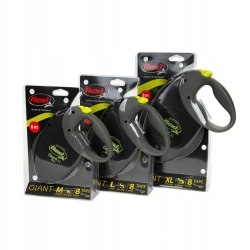 Smycz Automatyczna Flexi Giant Neon L Taśma 8m do 50kg