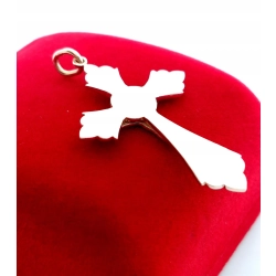 Złota zawieszka krzyżyk z Jezusem Pr.585 W:4,07gr InterSKLEP