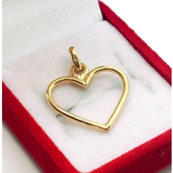 Złota zawieszka Serce Pr.750 W:1,62gr InterSKLEP