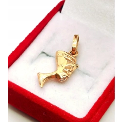 Złota zawieszka Nefretete Pr.585 W:1,10gr InterSKLEP