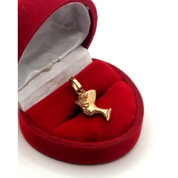 Złota zawieszka Nefretete Pr.585 W:1,10gr InterSKLEP