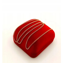 Złoty łańcuszek gęsta Pancerka pr.585 W:3,98gr Dł:57cm