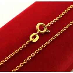 Złoty łańcuszek ankier Pr.585 W:3,15gr Dł:52cm Warmet