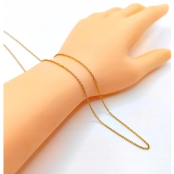 Złoty łańcuszek ankier Pr.585 W:3,15gr Dł:52cm Warmet