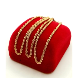 Złoty łańcuszek Kordel Pr.585 W:2,15gr Dł:46cm InterSKLEP