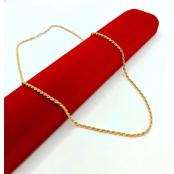 Złoty łańcuszek Kordel Pr.585 W:2,15gr Dł:46cm InterSKLEP