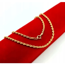 Złoty łańcuszek Kordel Pr.585 W:2,15gr Dł:46cm InterSKLEP