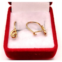 Złote kolczyki PR.583 W:1,15gr InterSKLEP