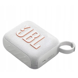 Głośnik przenośny JBL GO 4 biały Bluetooth wodoodporność IP67
