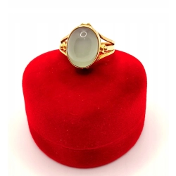 Złoty pierścionek z Chalcedonem PR.750 W:5,87gr R.17 InterSKLEP