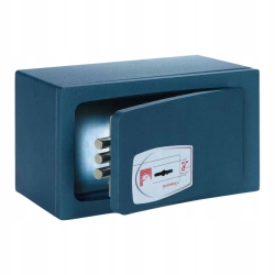 Sejf mechaniczny Technomax MB/0 130x220x120 mm niebieski