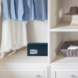 Sejf mechaniczny Technomax MB/0 130x220x120 mm niebieski