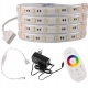 ZESTAW taśma LED 34W 5m IP65 RGB pilot + zasilacz