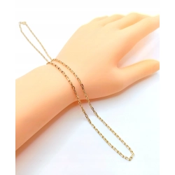 Złoty łańcuszek Ankier kuty Pr.585 W:7,78gr D:59cm InterSKLEP