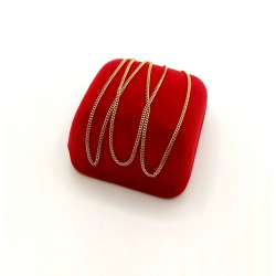 Złoty łańcuszek gęsta pancerka Pr.750 W:3,73gr Dł:48cm InterSKLEP