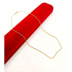 Złoty łańcuszek gęsta pancerka Pr.750 W:3,73gr Dł:48cm InterSKLEP