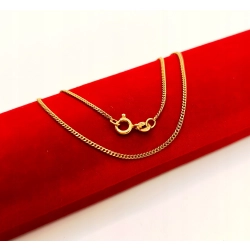 Złoty łańcuszek gęsta pancerka Pr.750 W:3,73gr Dł:48cm InterSKLEP