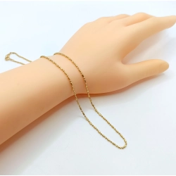 Złoty łańcuszek Kulkowy Pr.750 W:4,40gr Dł:42cm InterSKLEP