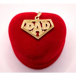 Złota zawieszka z napisem Tata PR.585 W:2,31gr InterSKLEP