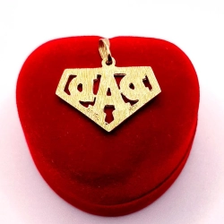 Złota zawieszka z napisem Tata PR.585 W:2,31gr InterSKLEP