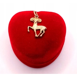 Złota zawieszka znak zodiaku Baran PR.583 W:1,70gr InterSKLEP