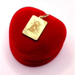 Złta zawieszka znak zodiaku Panna PR.585 W:0,90gr InterSKLEP