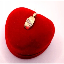 Złota zawieszka z Cyrkoniami PR.585 W:0,96gr InterSKLEP