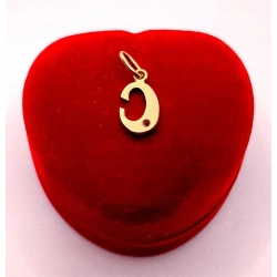 Złota zawieszka Litera C PR.585 W:0,74gr InterSKLEP