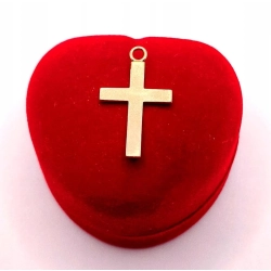 Złota zawieszka Krzyżyk PR.585 W:1,50gr InterSKLEP