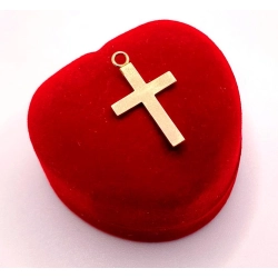 Złota zawieszka Krzyżyk PR.585 W:1,50gr InterSKLEP