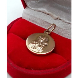 Złota zawieszka medalik duży z Maryją Pr.585 W:5,53gr