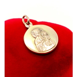 Złota zawieszka medalik duży z Maryją Pr.585 W:5,53gr