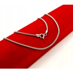 Srebrny łańcuszek popcorn Pr.925 W:3,86gr Dł:60cm NOWY 4