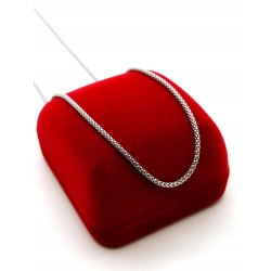 Srebrny łańcuszek popcorn Pr.925 W:3,86gr Dł:60cm NOWY 4