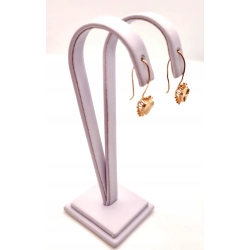 Złote kolczyki Serca PR.585 W:1,02gr InterSKLEP