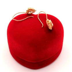 Złote kolczyki Serca PR.585 W:1,02gr InterSKLEP