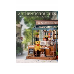 Puzzle 3D, mini domek DIY, restauracja Tipsy, Rolife, 297 elementów