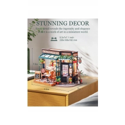 Puzzle 3D, mini domek DIY, restauracja Tipsy, Rolife, 297 elementów