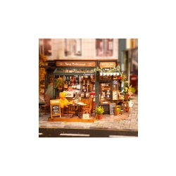 Puzzle 3D, mini domek DIY, restauracja Tipsy, Rolife, 297 elementów