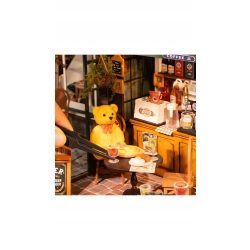 Puzzle 3D, mini domek DIY, restauracja Tipsy, Rolife, 297 elementów